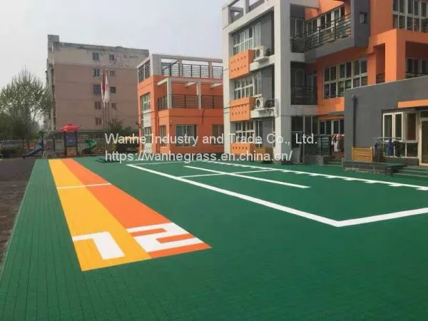 Badminton Basketball Hockey Rink Futsal Court Construction Floor for Indoor Sports photo-4