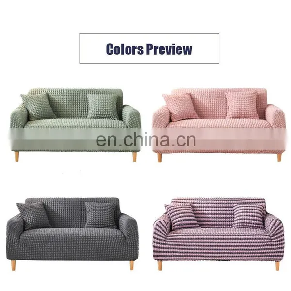 Best Selling Spandex Sofa Cover Lattice Jacquard Furniture Cover Non-slip Sofa Cover photo-6