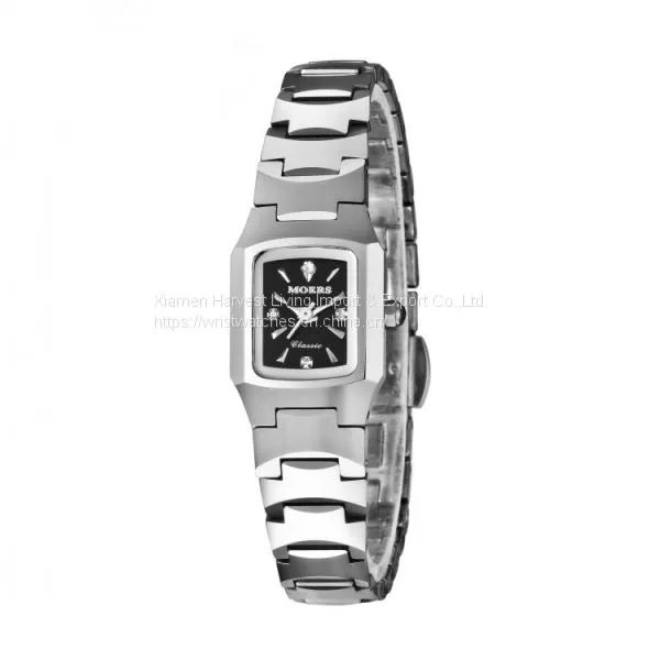 Wholesale Luxury Lovers Couple Quartz Waterproof Wrist Watches Mens Sport Stainless Tungsten Steel photo-4