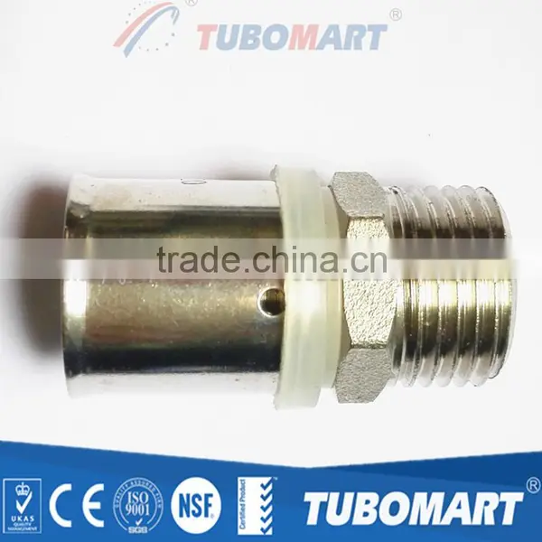 Hight Quality U Type Copper Press Fittings for Underfloor Heating Pipes photo-2