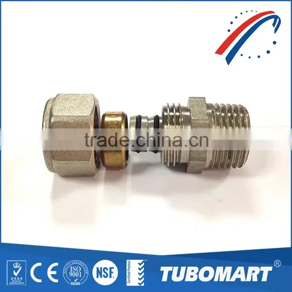 China Factory High Quality TM-100 Male Straight Screw Fitting Brass Fitting for PAP Pipe photo-3