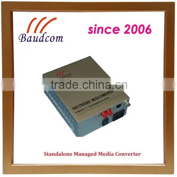 1000M Standalone Managed Fiber Optic Media Converter photo-2