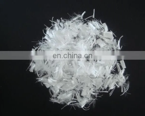 100% Virgin High Tenacity Raw White pp Fiber for Concrete photo-3