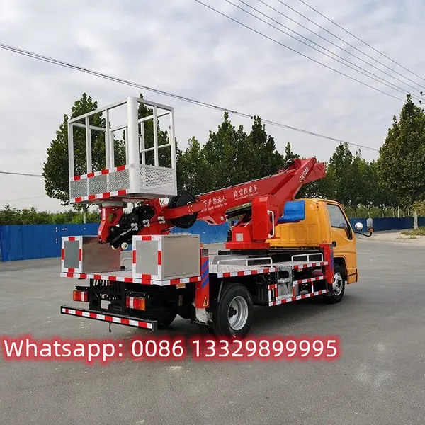 High Quality and Best Price ISUZU Brand 4*2 LHD Diesel Telescopic Aerial Working Platform Truck for Sale photo-4