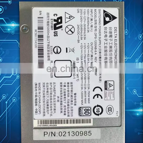 Original 1800w Psu Flex Slot Platinum Power Supply 570451-001 579229-001 Dps-1200fb-1 A For Server photo-2