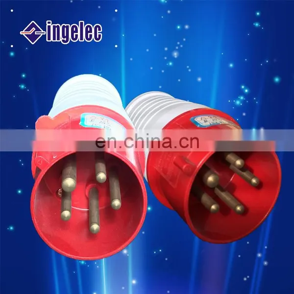 Ip44 5 PinS Waterproof Male and Female Plug Industrial Plug and Socket ICE309-2 photo-3