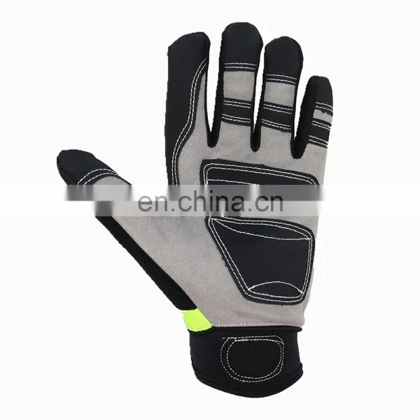 Breathable Touchscreen Mens Synthetic Leather Work Gloves Gardening Gloves With Anti Slip Padded Palm photo-2