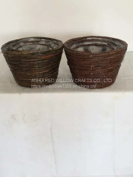 large wicker planter/wicker planters/wicker laundry basket