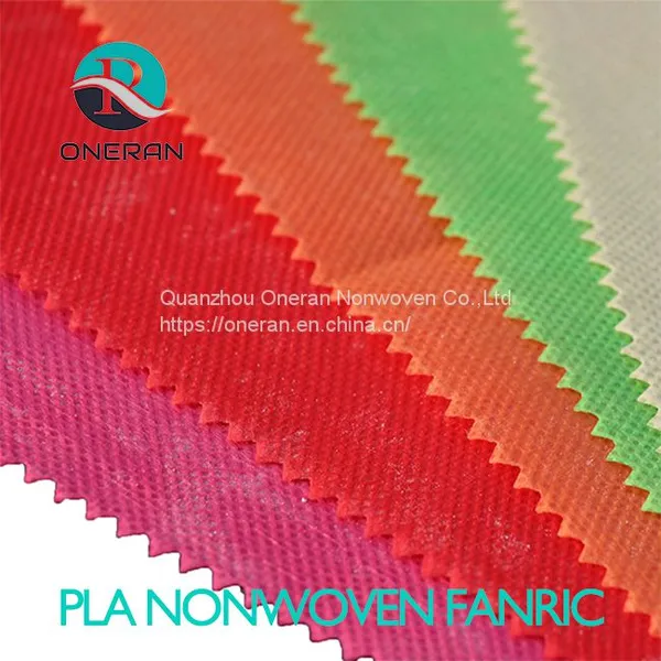 PLA Non-woven Fabric Biodegradable Pla Spunbond Nonwoven Fabric Printing With Your Own Logo photo-3