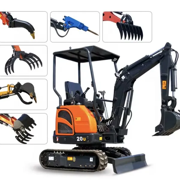 Brand New Selling 1 Ton 2T 3T Micro Diesel Mini Digger Euro5 Small Construction Machine Hydraulic China Compact Excavator photo-2