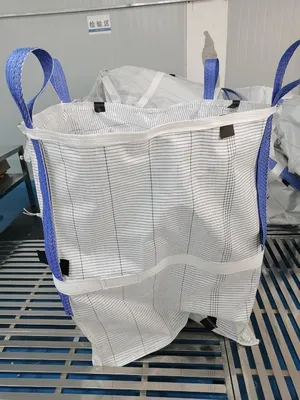 Polypropylene PP Big Bag Factory 1000KG Baffle Bulk Bag With Filler Cord Siftproof 1Ton Super Jumbo Bag photo-3