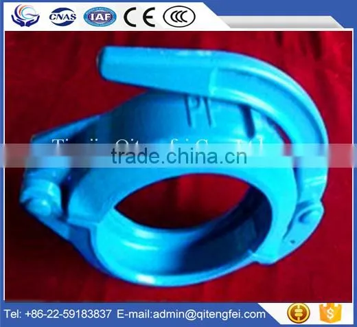 DN125 45Mn2 Forged Putzmeister Concrete Pump Bolted Coupling Clamp photo-6