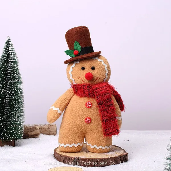 European-American Gingerbread Decor - Wholesale Stuffed Dolls for Christmas Retail & Party Supplies photo-4