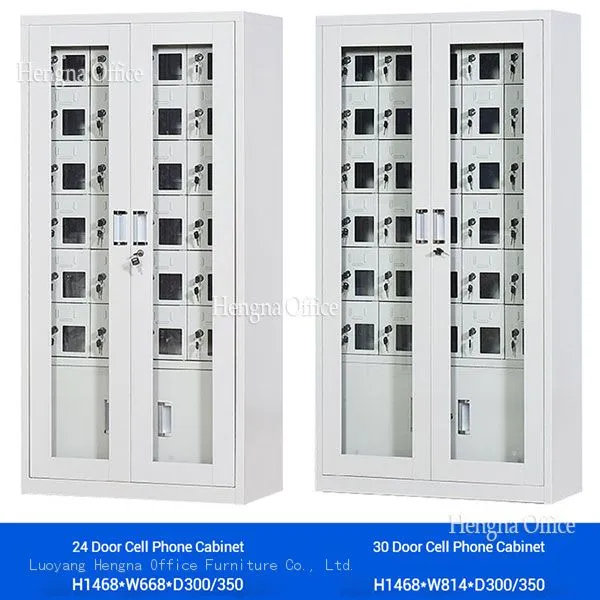 Dust-Proof 24-Bay Electronic Device Locker with Pure Copper Internal Wiring | Industrial Storage Station for Logistics & Warehouse Hubs