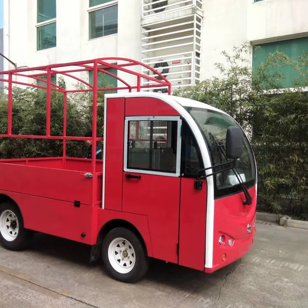 Electric Trucks With Rain Shelters, With Load Capacities of 1 Ton, 2 Tons, 3 Tons, 4 Tons, and 5 Tons, for Use in Factory Areas. Electric Flatbed Trucks photo-4