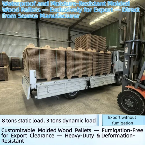Food and Pharmaceutical Grade Molded Wood Pallets — Nail-Free, Splinter-Free, Safe, and Eco-Friendly photo-4