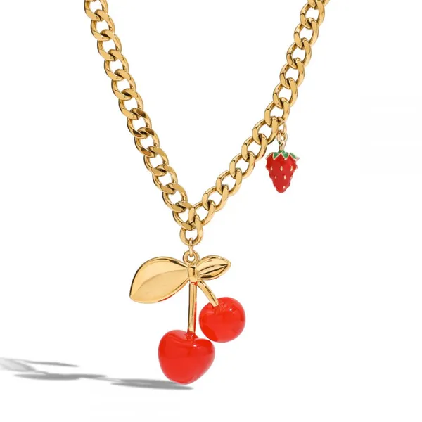 Wholesale 3D Stainless Steel Gold Key Pendant Necklace - Custom Brass Jewelry Manufacturer photo-3