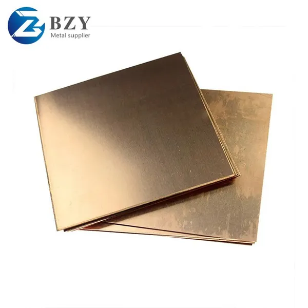 C11000 C10200 1/2 Thick Copper Plate 99% Copper Sheet HL Finish 0.1mm 1mm 5mm Thick T2 Copper Plate photo-2
