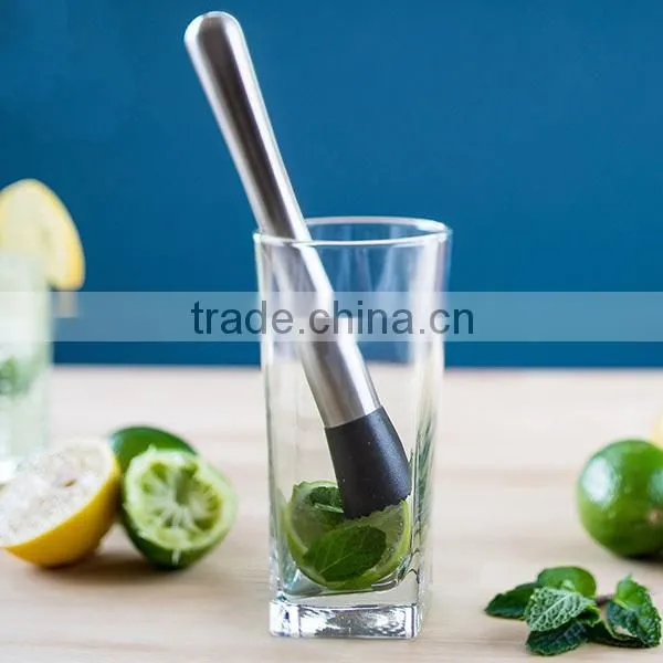 High Quality Cheap Cocktail Wine Muddler Drink Mullder Bar Tool Cocktail Muddler photo-3