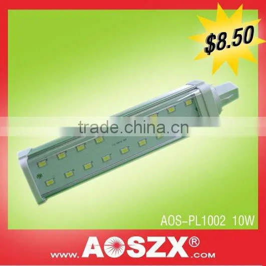 2014 AOSZX PLC 1100LM 10w E27 180 Degree 2pin Led G24 Light Bulb photo-2
