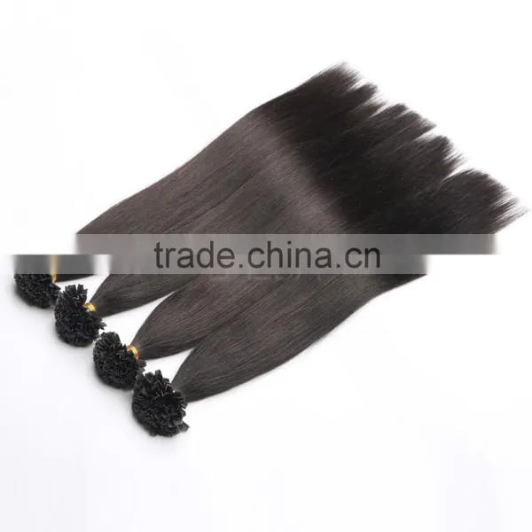 Hot Selling v Shape Remy Human Hair Pre Bonded Hair Extensions Supplier's Choice photo-6