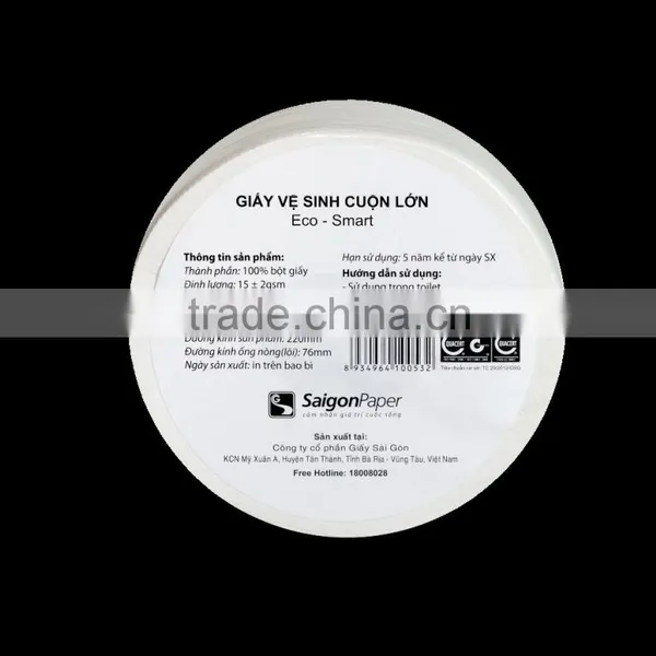 Saigon Eco Smart Toilet Mini Jumbo Roll 2 Ply Recycled Pulp