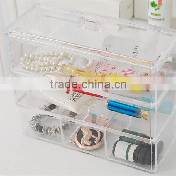 New Clear Jewellery Acrylic Cosmetic Display Box photo-5