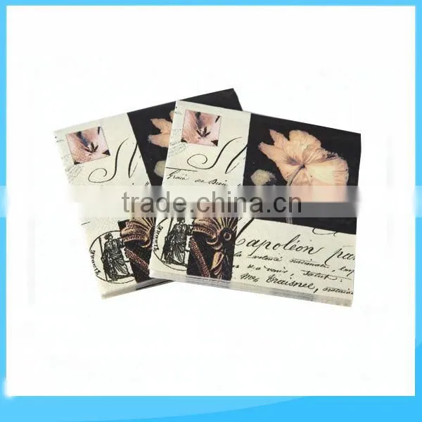 Full Rinted Paper Table Napkin Paper Napkin With Several Size for Custom photo-6