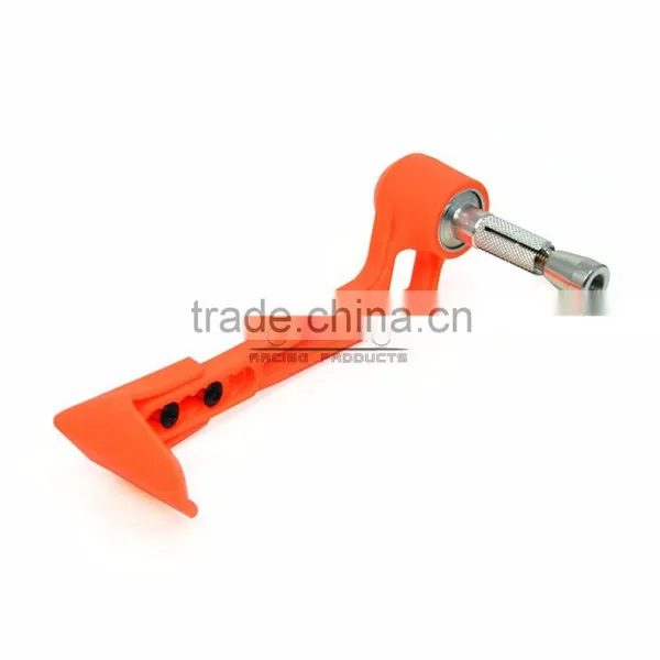 BJ-LG-004 Motorcycle Parts Orange Bent Style Plastic Motorcycle Brake Clutch Lever Guard photo-2