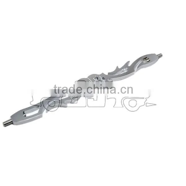 BJ-SL288-02 High Quality Chrome Three Centered Skulls 10.25'' Shift Linkages photo-4