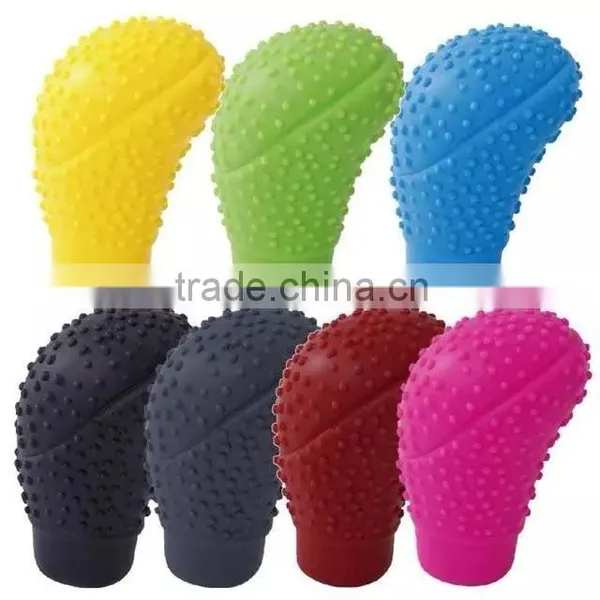 Hot Sell Colorful Silicone Car Shift Knob Covers photo-3
