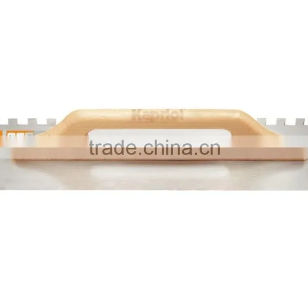 KAPRIOL SERRATED PLASTERING TROWEL TRI-COMPONENT HANDLE photo-4