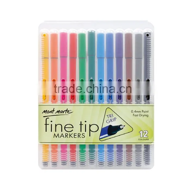 Good Quality 12PCS Line Tip Markers Art Set photo-3