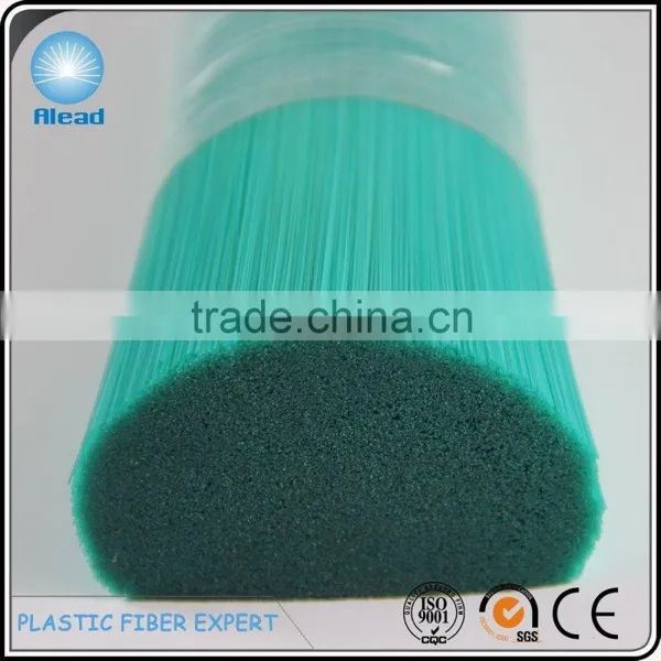 0.25mm Semi Transparent Green Fibre Polyester for Producing High End Brooms photo-4