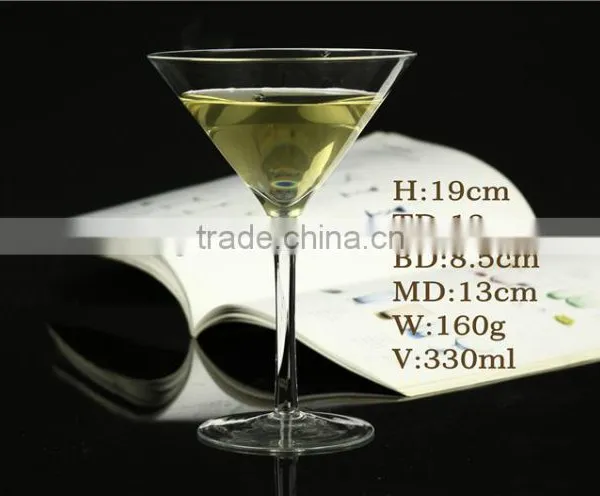 Hot Sale Handblown Heavy Long Stem Martini Glass Quality Choice photo-5