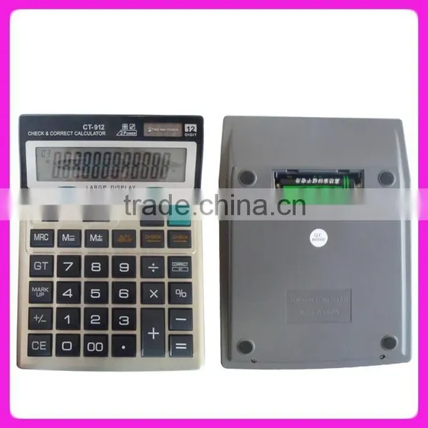 Big Size 112 Steps Check Correct Desktop Calculator CT-912 photo-4