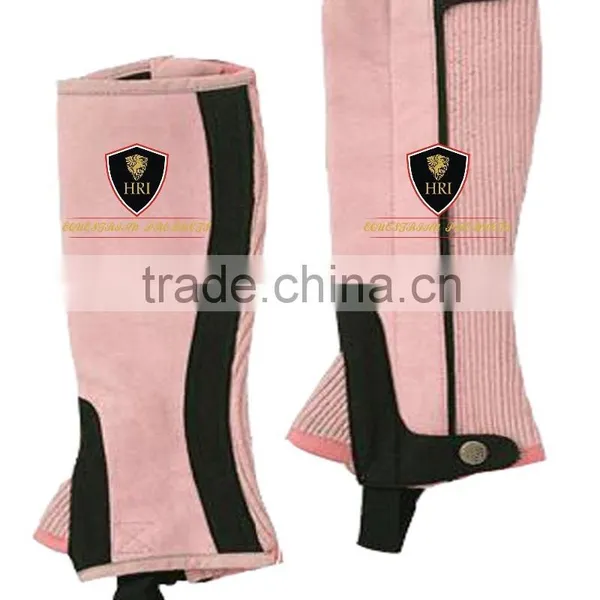 Pink Neoprene Half Chaps / Horse Riding Half Chaps / Horse Riding Colorful Half Chaps/Gaiters