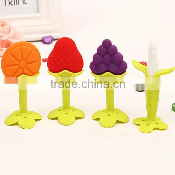 Funny Silicone Baby Teether Toys/fruit Teether photo-5