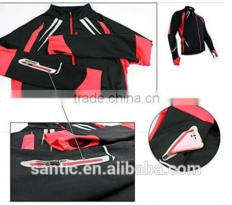 New SANTIC Men's Cycling Fleece Thermal Long Sleeve Jersey + Pants With 4D Padded photo-3