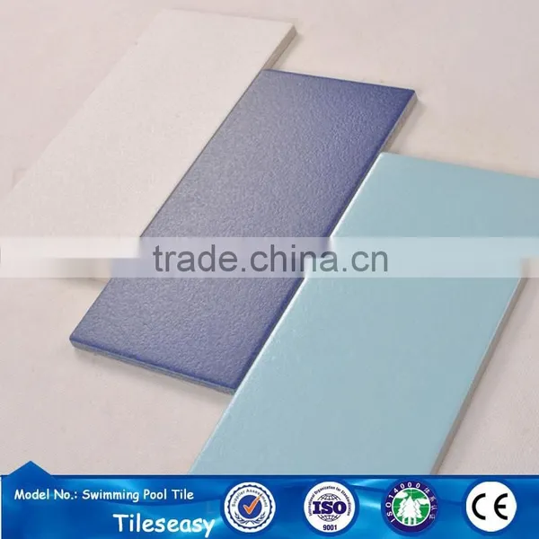 Matte Finish Custom Made Glazed Deep Blue Swimming Pool Ceramic Tiles photo-6