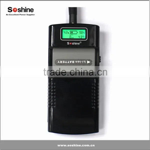Li-Ion 3.7V/7.4V Battery LCD Universal Charger for Digital Cameras and Camcorders Portable Battery Charger