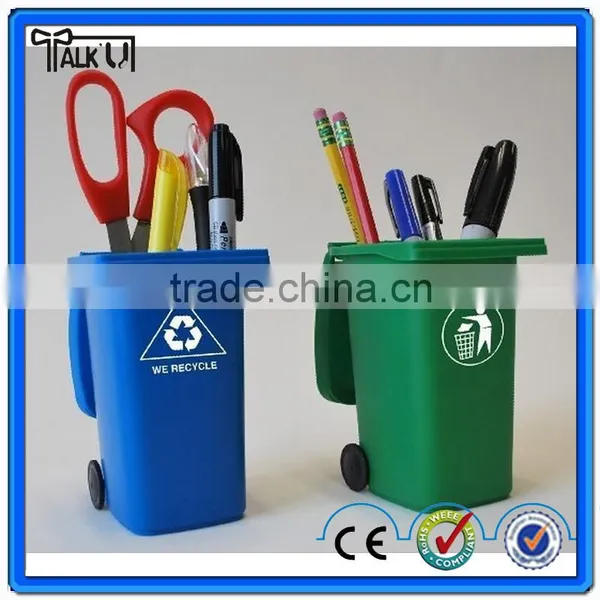 New Stationey Fashion Mini School Trash Pen Holder/plastic Office Customized Trash Pen Holder/fancy Design Garbage Pen Holder photo-4