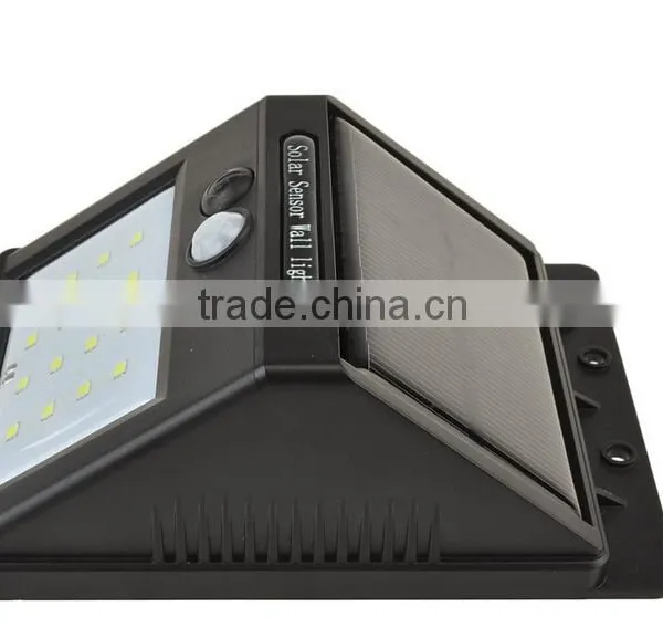 Outdoor Battery16 LED Solar Wall Mounted Motion Sensor Light photo-4