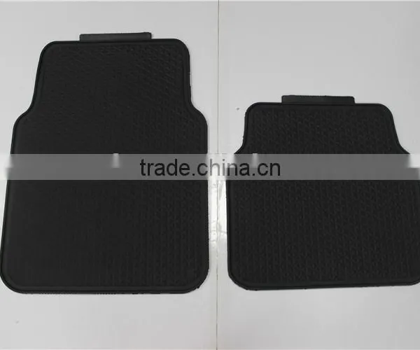Heavy Duty Rubber Floor Mats - Universal for Car Truck SUV - Full 4pc Set in Beige photo-3