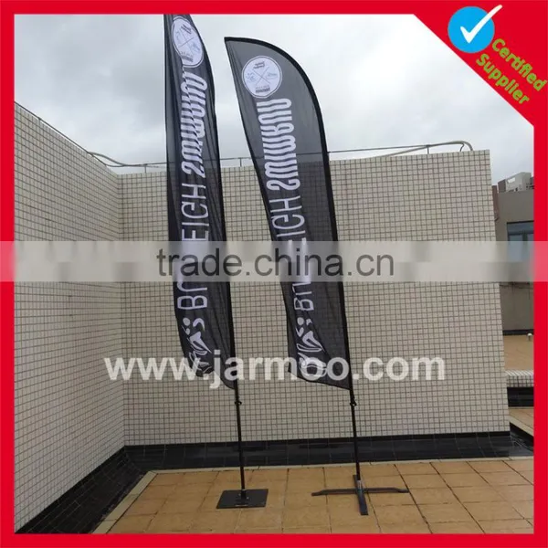 Decorative Full Color Printing Cheapest Beach Flags photo-4