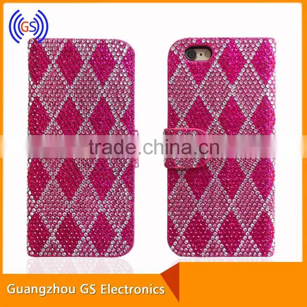 Customs OEM Bling Flip Wallet Leather Case for Samsung Galaxy S7 Active photo-2