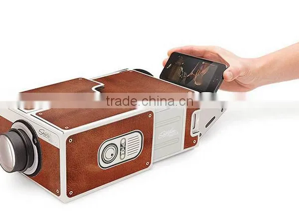 Lowest DIY Mini Cardboard Android Mobile Phone Smartphone LCD Projector photo-4