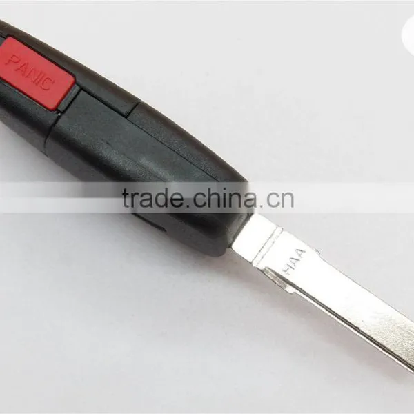 Remote Key Fob for VW 3+1 Button Flip Remote Blank Key Shell With 2032 Battery(round photo-5