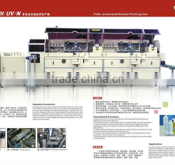 WINON WSC-120 I/UV/N Fully Automated High Speed Multi Screen Printing Machine With UV photo-2