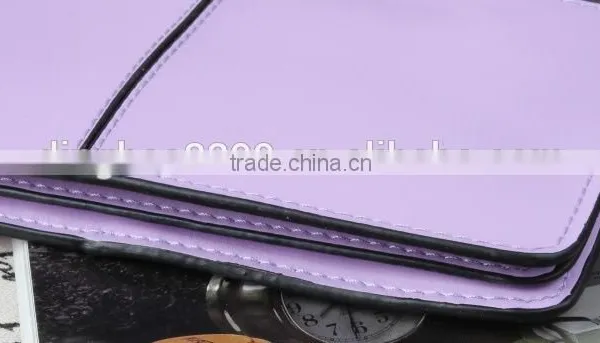 2016 New Design Wallet Purple Leather Wallet Lady's Long Wallet photo-4
